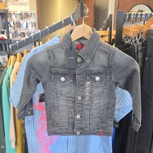 Children's Denim Jacket - Charcoal